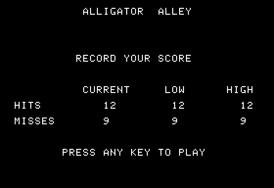 Alligator Mix screenshot 2 for TI-99